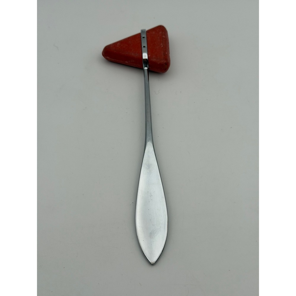 Grafco Taylor Reflex Hammer Red Rubber Chrome Handle 15-1305-1 Medical Tool